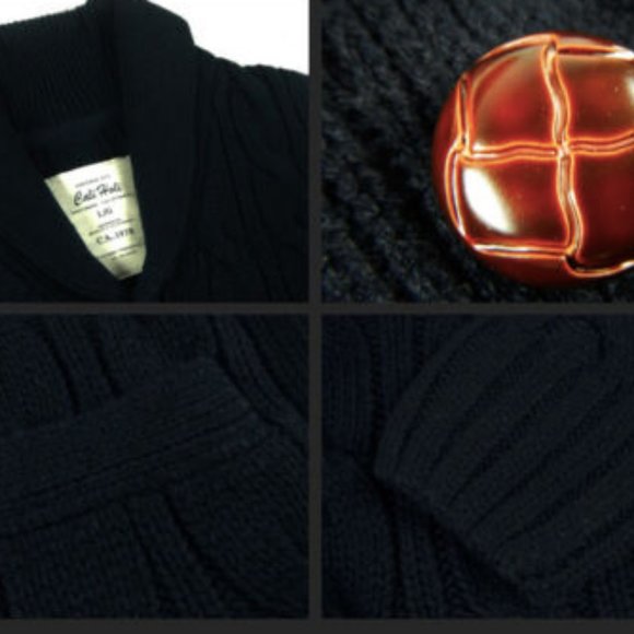 used cali holi shawl collar cardigan